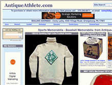 Tablet Screenshot of antiqueathlete.com